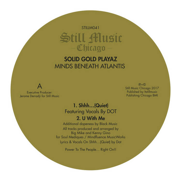 Gevoelig blok erotisch Minds Beneath Atlantis 12" (Stillm041) | Solid Gold Playaz | Jerome Derradji