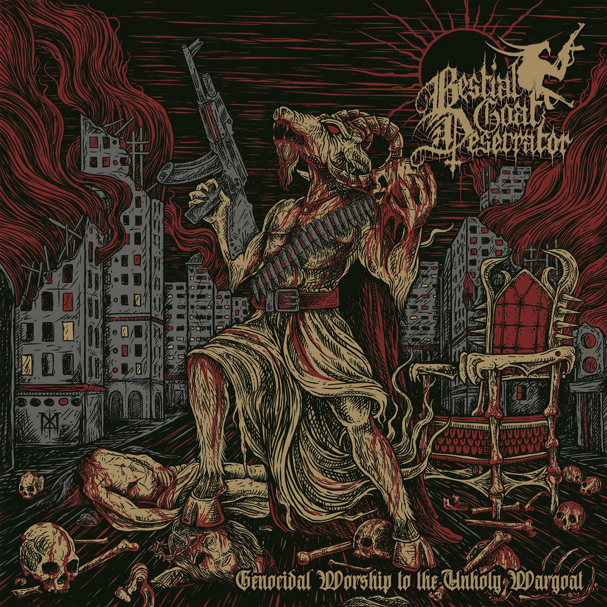 Bestial Goat Desecrator - Genocidal Worship to the Unholy Wargoat