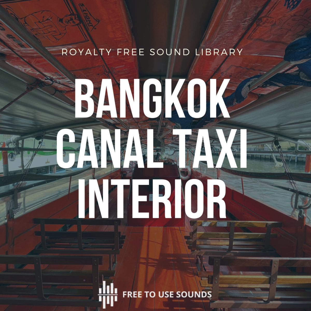 Bangkok Interior Canal Taxi Sound Library