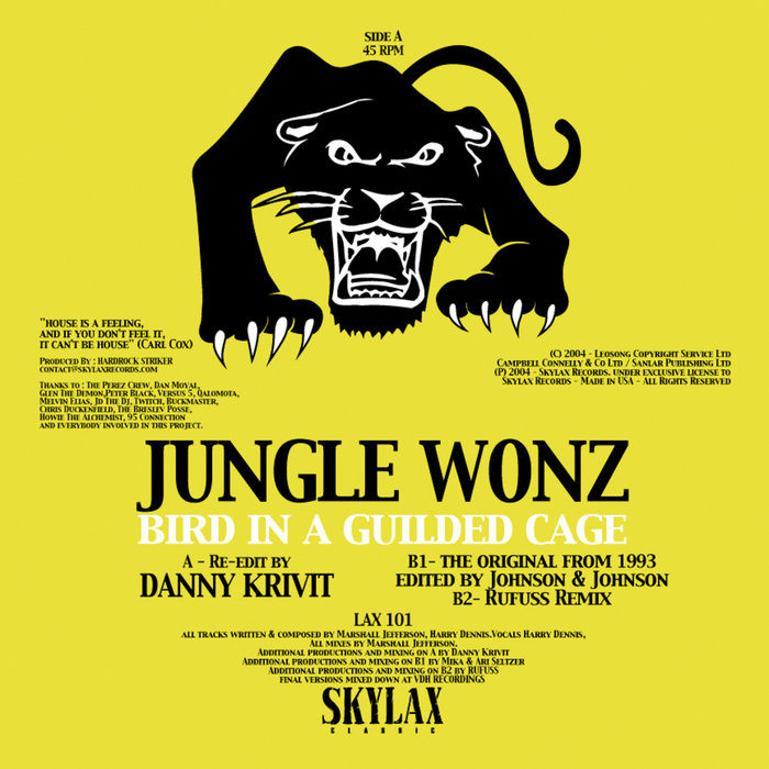 Bird In A Guilded Cage (Danny Krivit Remix) | Jungle Wonz