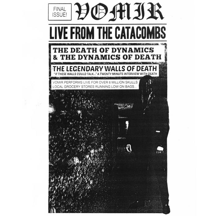 LIVE FROM THE CATACOMBS | Vomir | deathbed tapes
