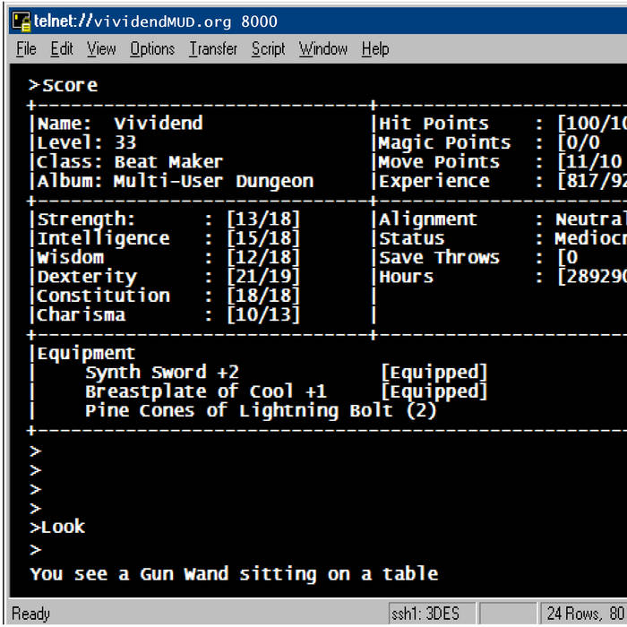 Multi-User | Dungeons: text-based up serving still games 0 fun