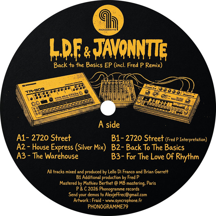 Pochette de Back to the Basics EP (incl. Fred P Remix) par L.D.F. & Javonntte