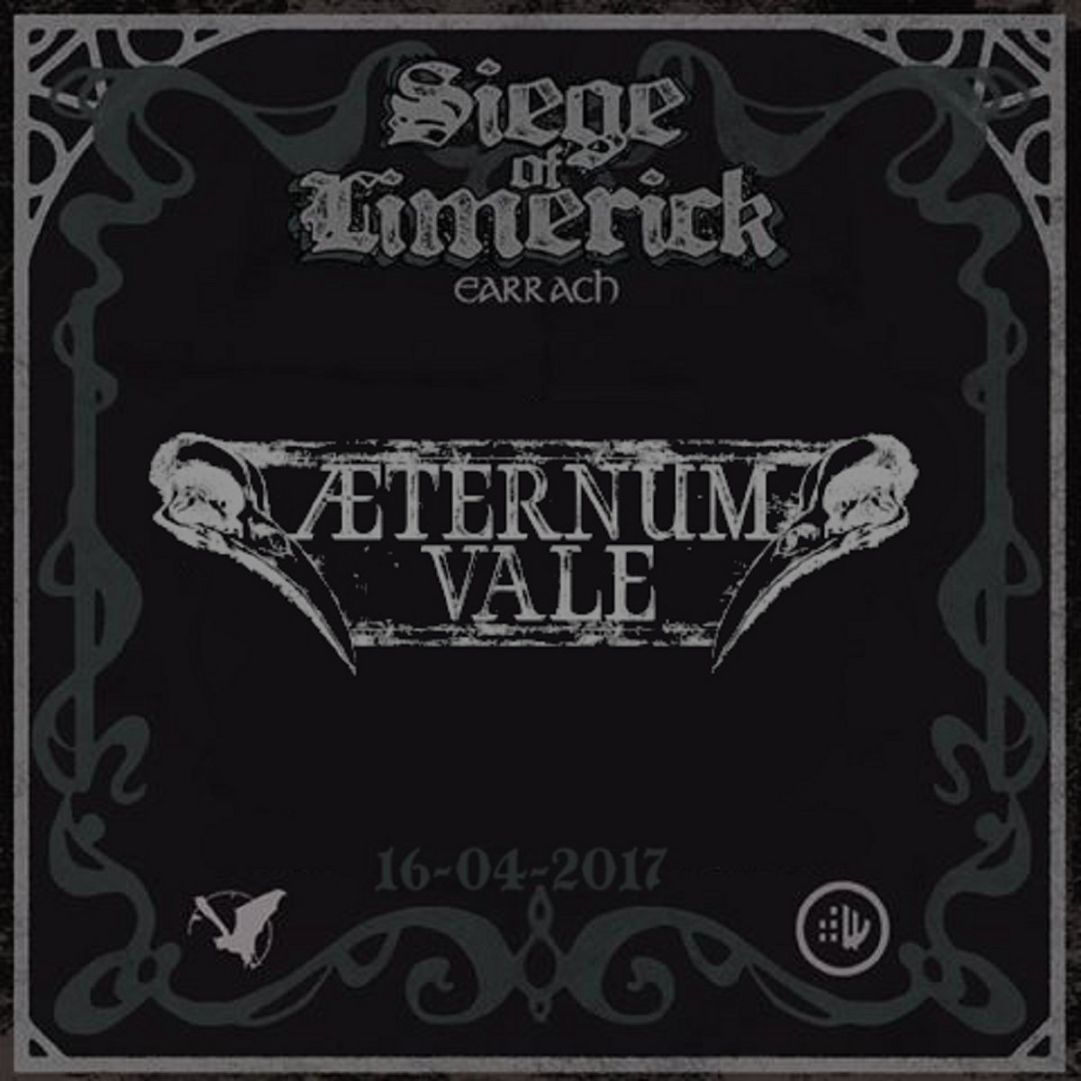 AETERNUM VALE - Live At The Siege Of Limerick : Earrach 2017 cover