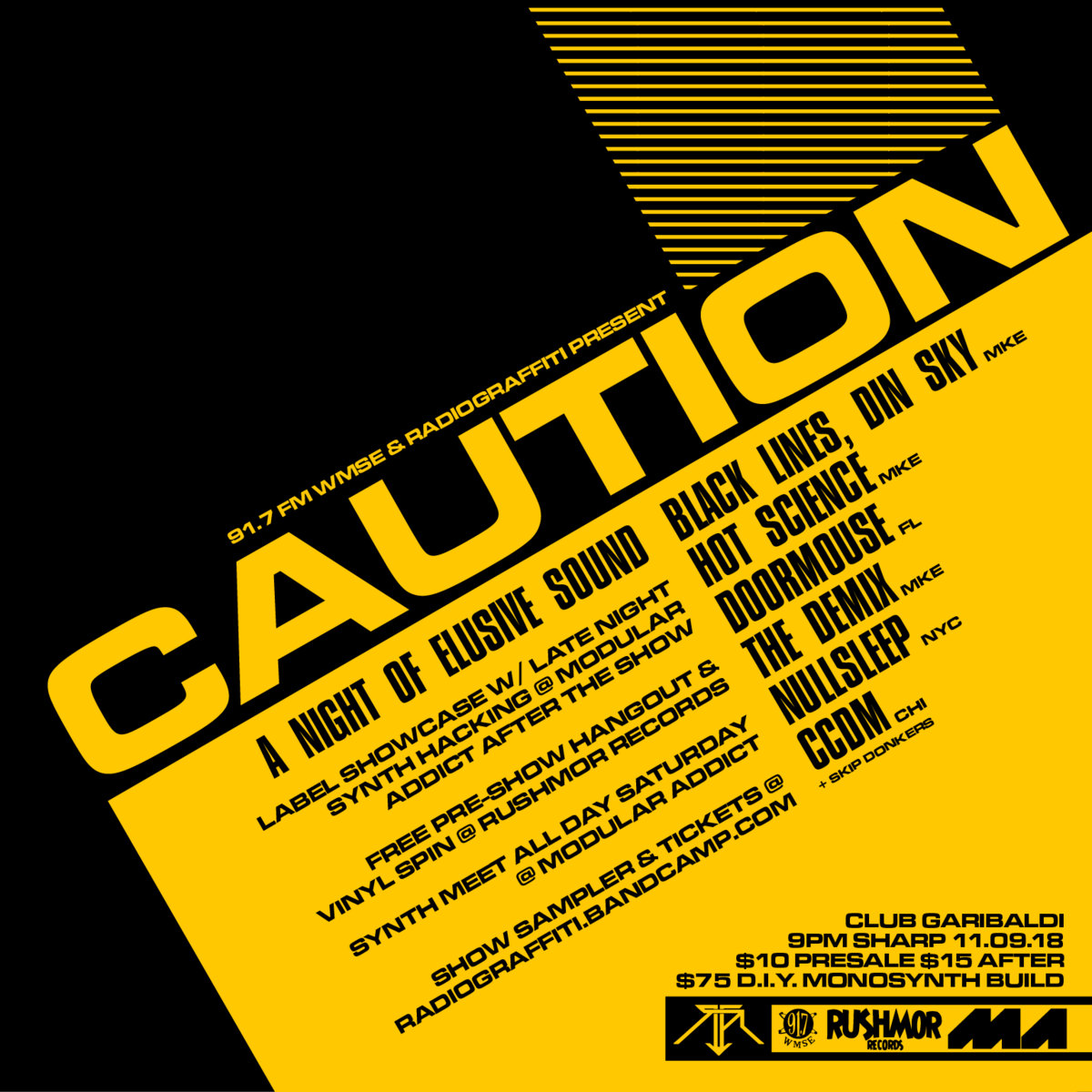 CAUTION 11.09.18 | RADIOGRAFFITI