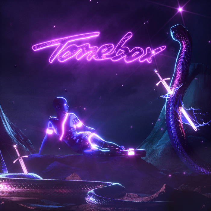 Electric Rhythms: Neon Cyber Beats Avatar by RyMishRy