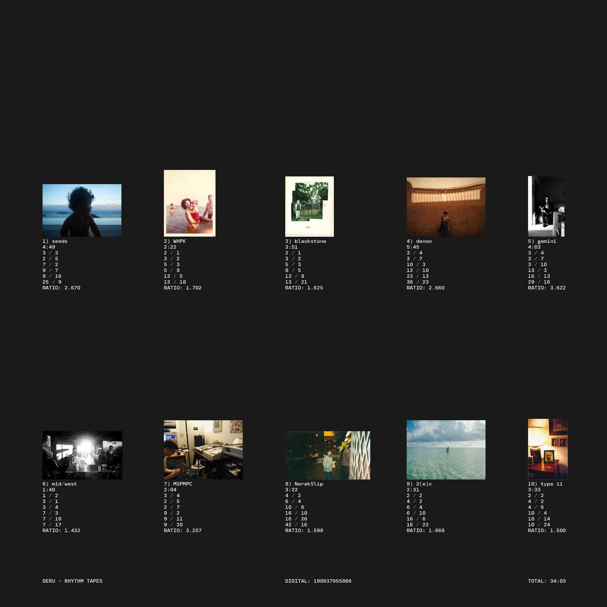 rhythm tapes by Deru