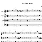 Poole's Hole - PDF harmony sheet music for strings