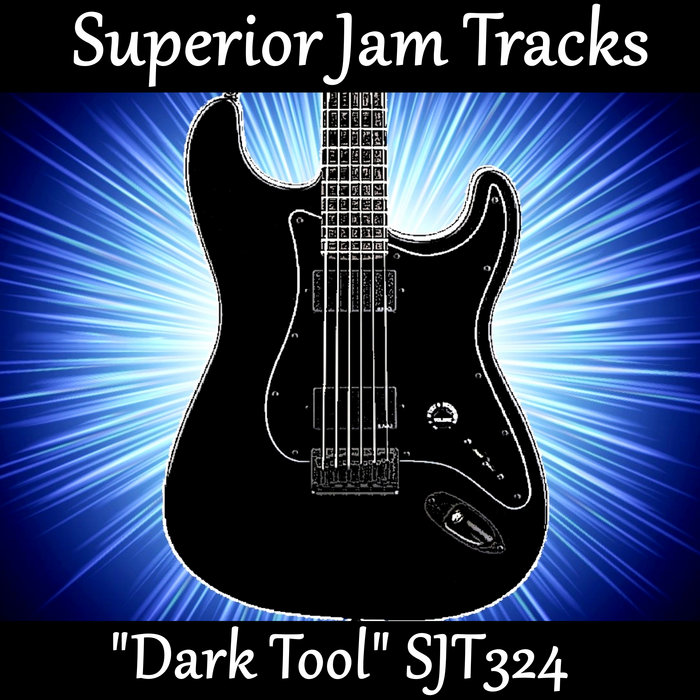 Dark Tool Guitar Backing Track in D Minor Deep Slow Rock Jam Track