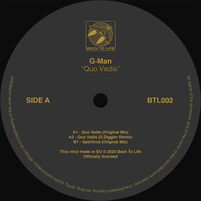Quo Vadis | G-Man | Back To Life Records