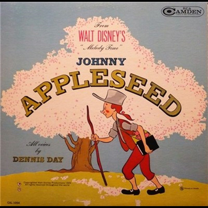 From Walt Disneys Melody Time Johnny Appleseed Pecos Bill | Dennis Day