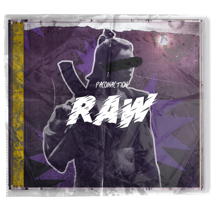 RAW boom bap beat tape cover by paco in action