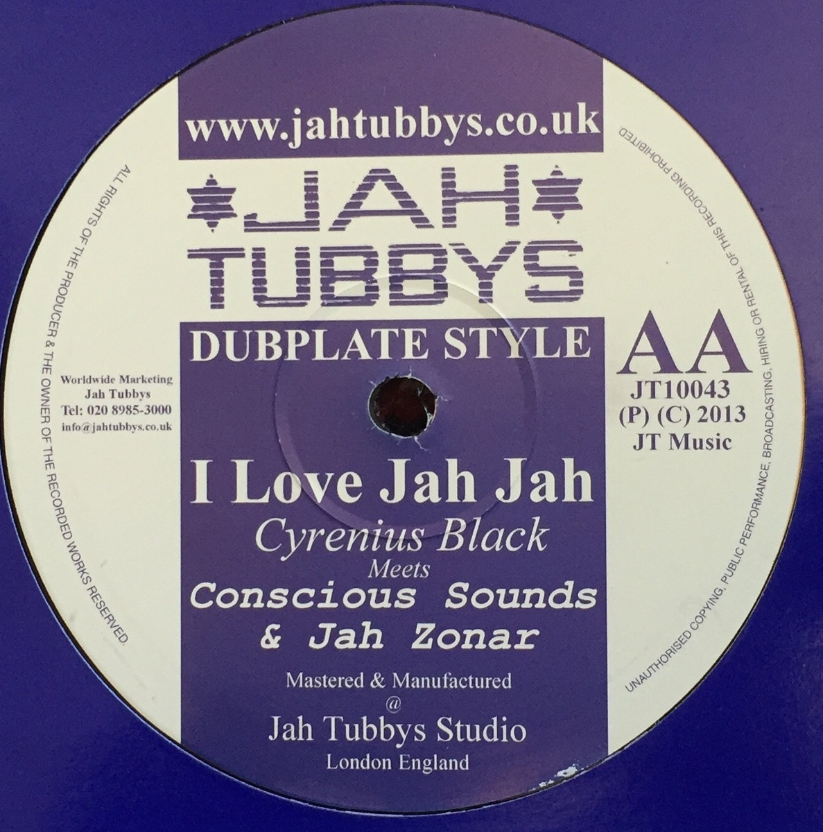 Jah Tubby Discography: Vinyl, CDs, & More | Discogs