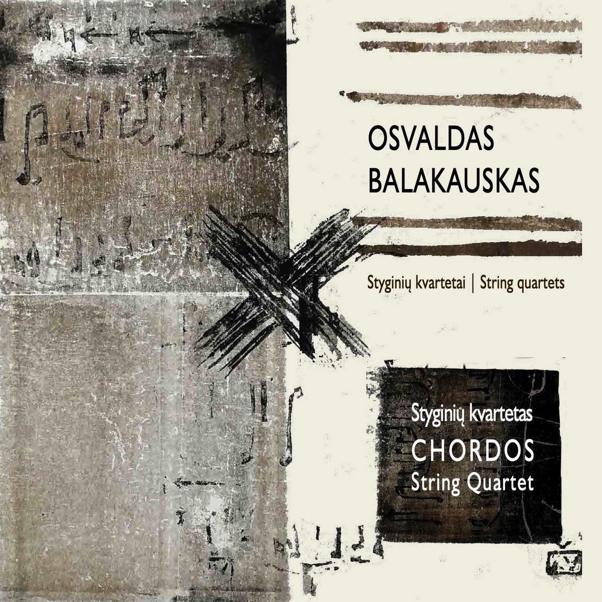 Osvaldas Balakauskas - String quartets | Chordos String quartet ...