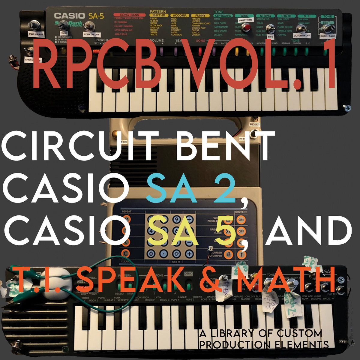 RP Circuit Bent SFX Library Vol. 1 - T.I. Speak and Math 2 of 2 | rronniep