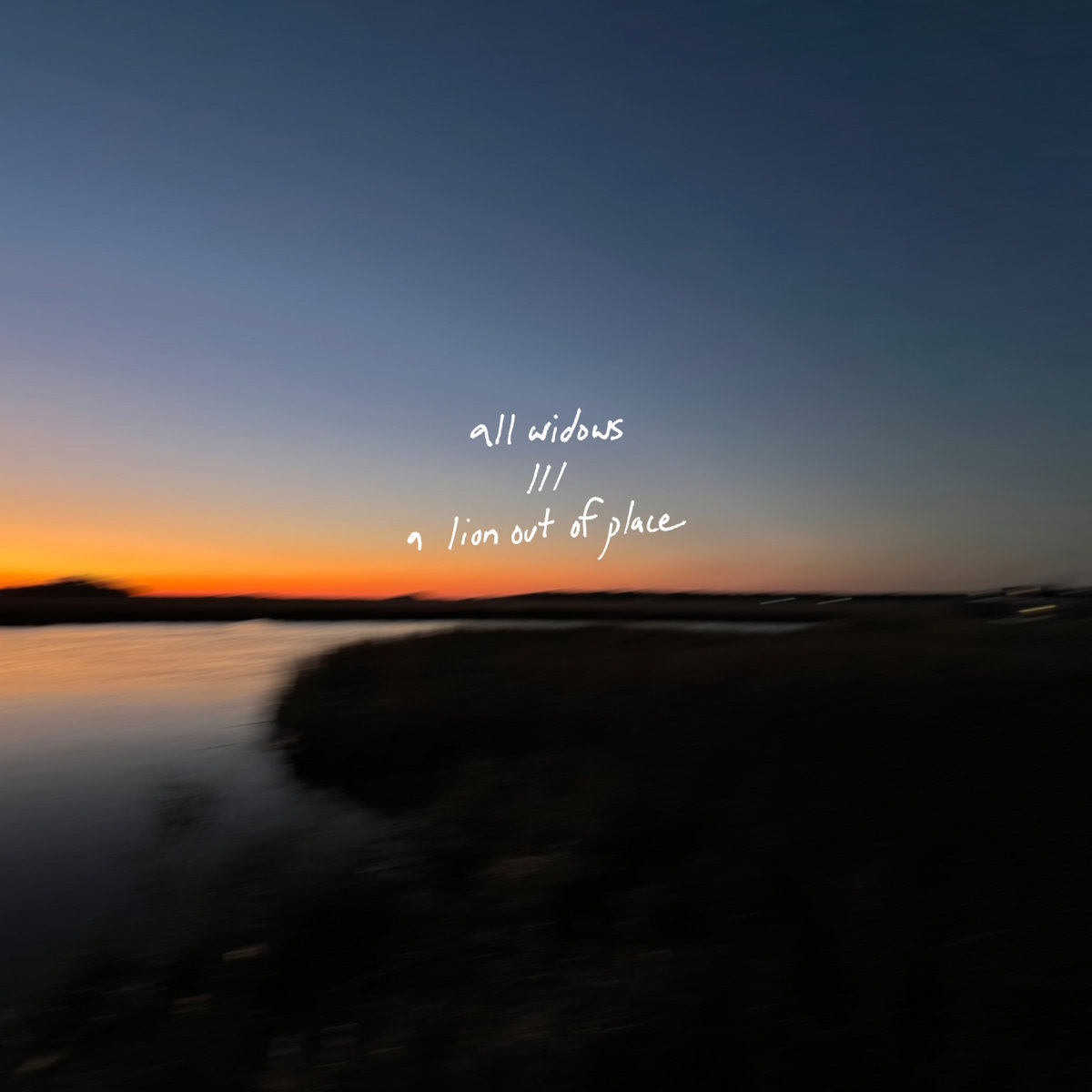 too late A Lion Out of Place All Widows