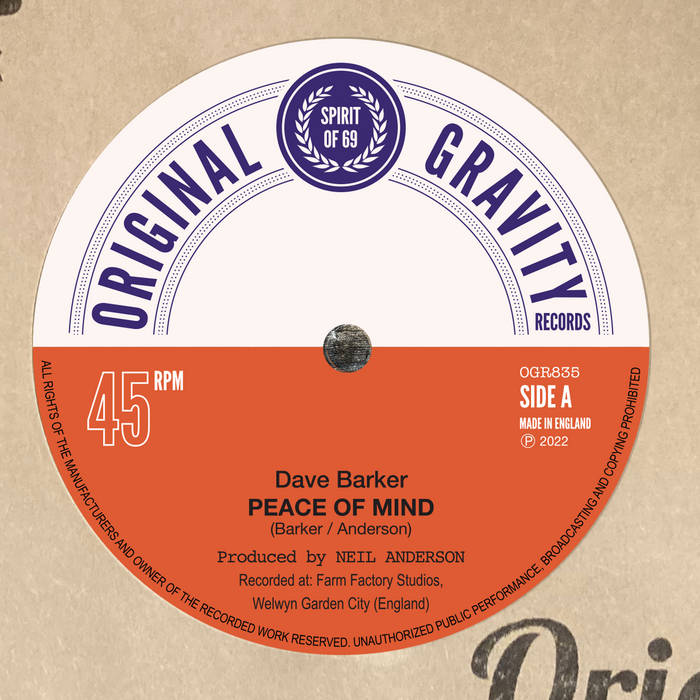 Peace Of Mind | Dave Barker | Original Gravity