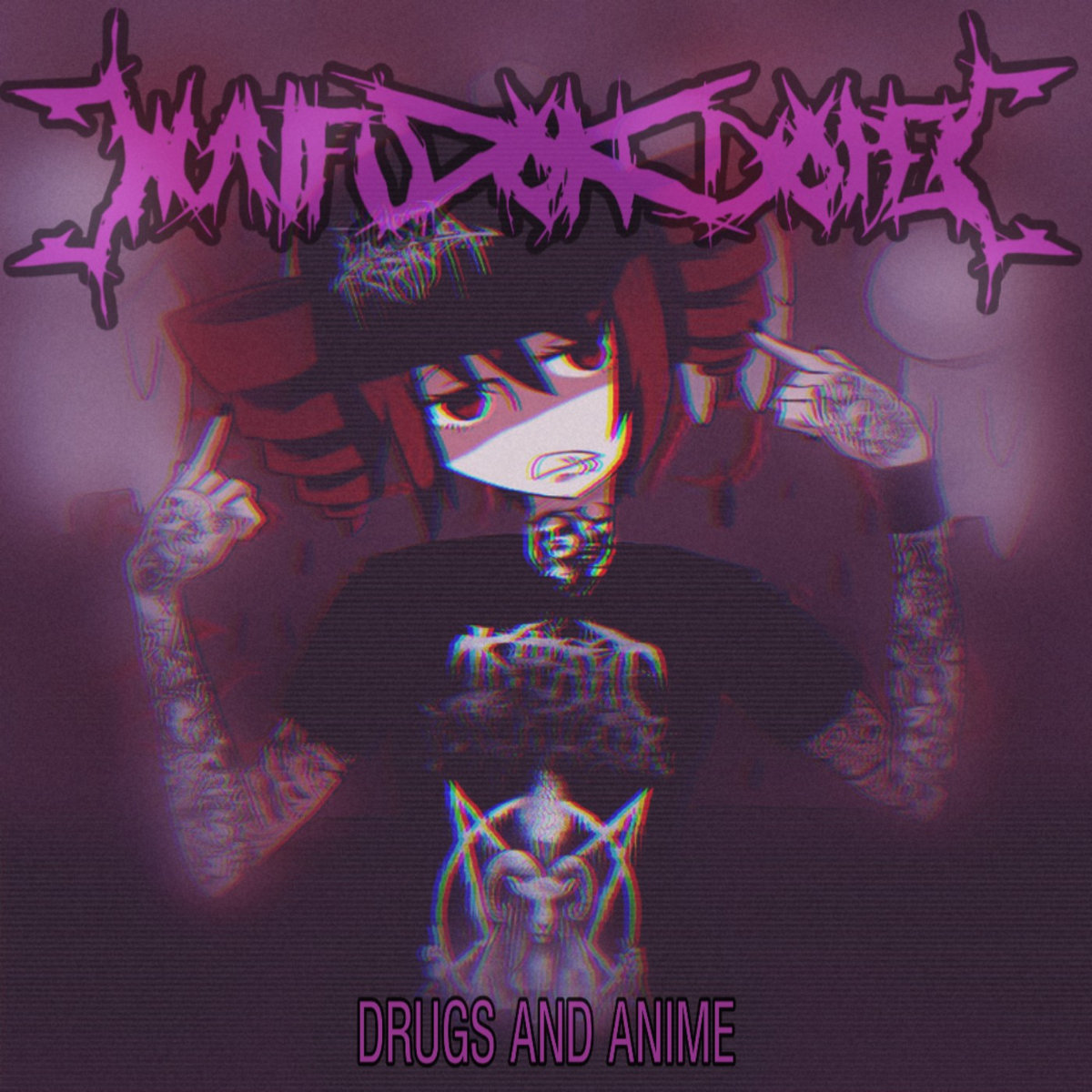 Drugs And Anime Single Waifu On Dope Excretor Records