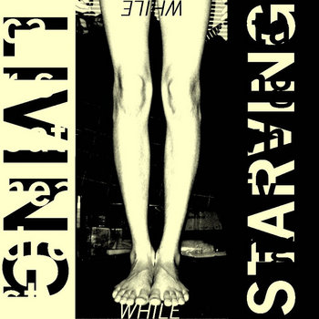 an album cover showing only a persons legs when they are standing
