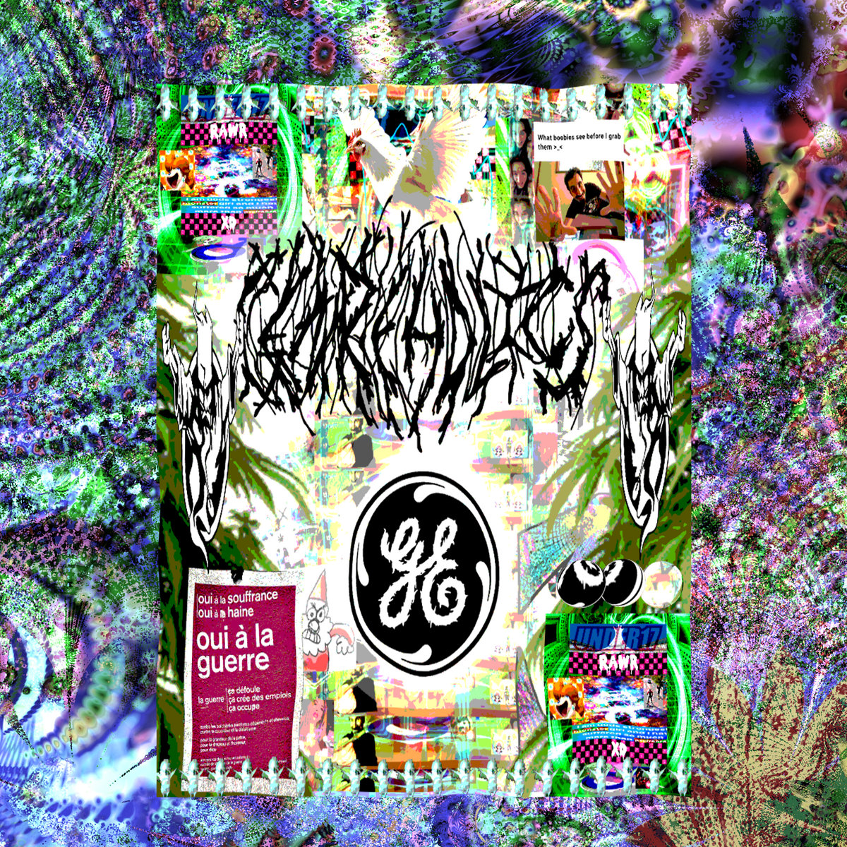 Azétris' contributions to Genreholics Anonymous' GE album cover