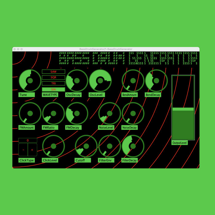 Bass Drum Generator Soft Computing