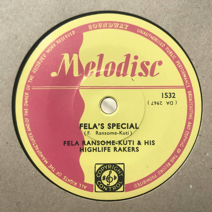 Fela's Special / Aigana | Fela Ransome-Kuti & His Highlife Rakers