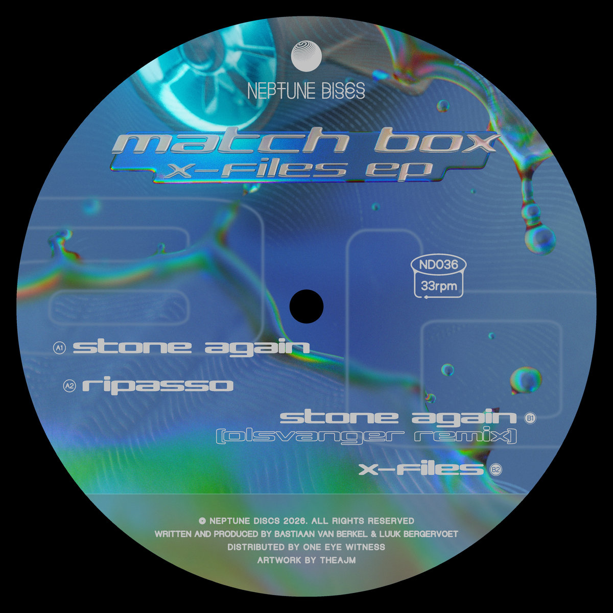 Match Box - X-Files | Neptune Discs