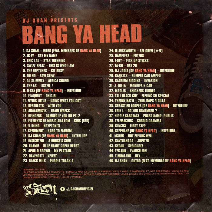 Pochette verso : Bang Ya Head (BYH)