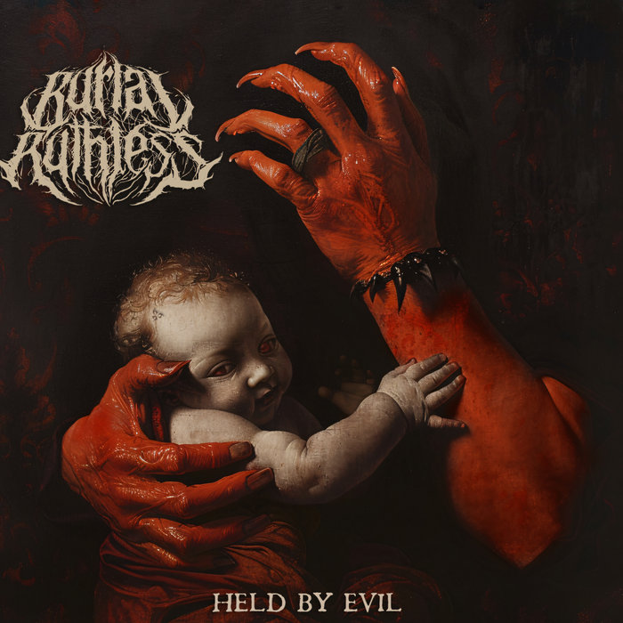 Portada oficial de Held by Evil de Burial Ruthless