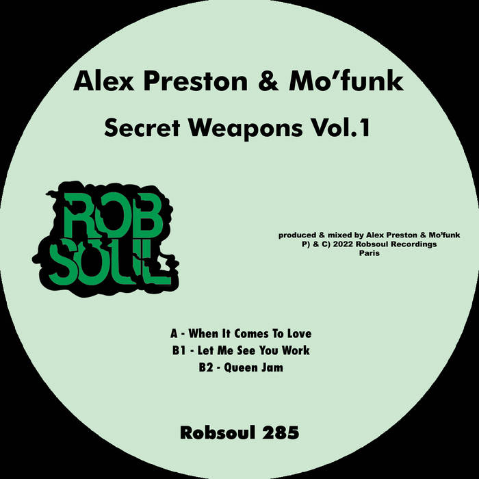 Alex Preston, Mo'funk - Secret Weapons Vol.1 | Robsoul Recordings