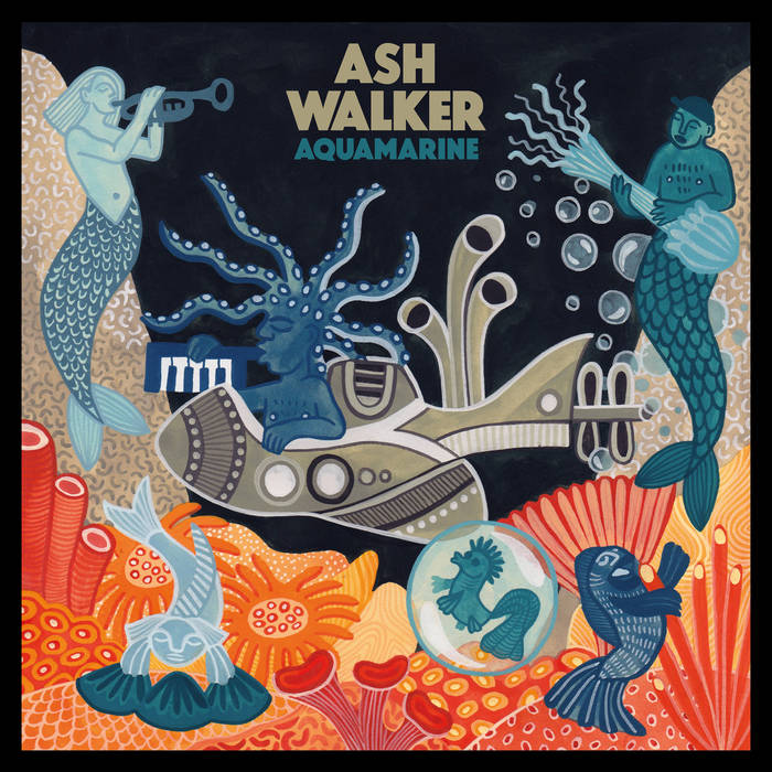 英LP Ash Walker Aquamarine ALNLP55 Night Time Stories /00260 Aquamarine | Ash Walker