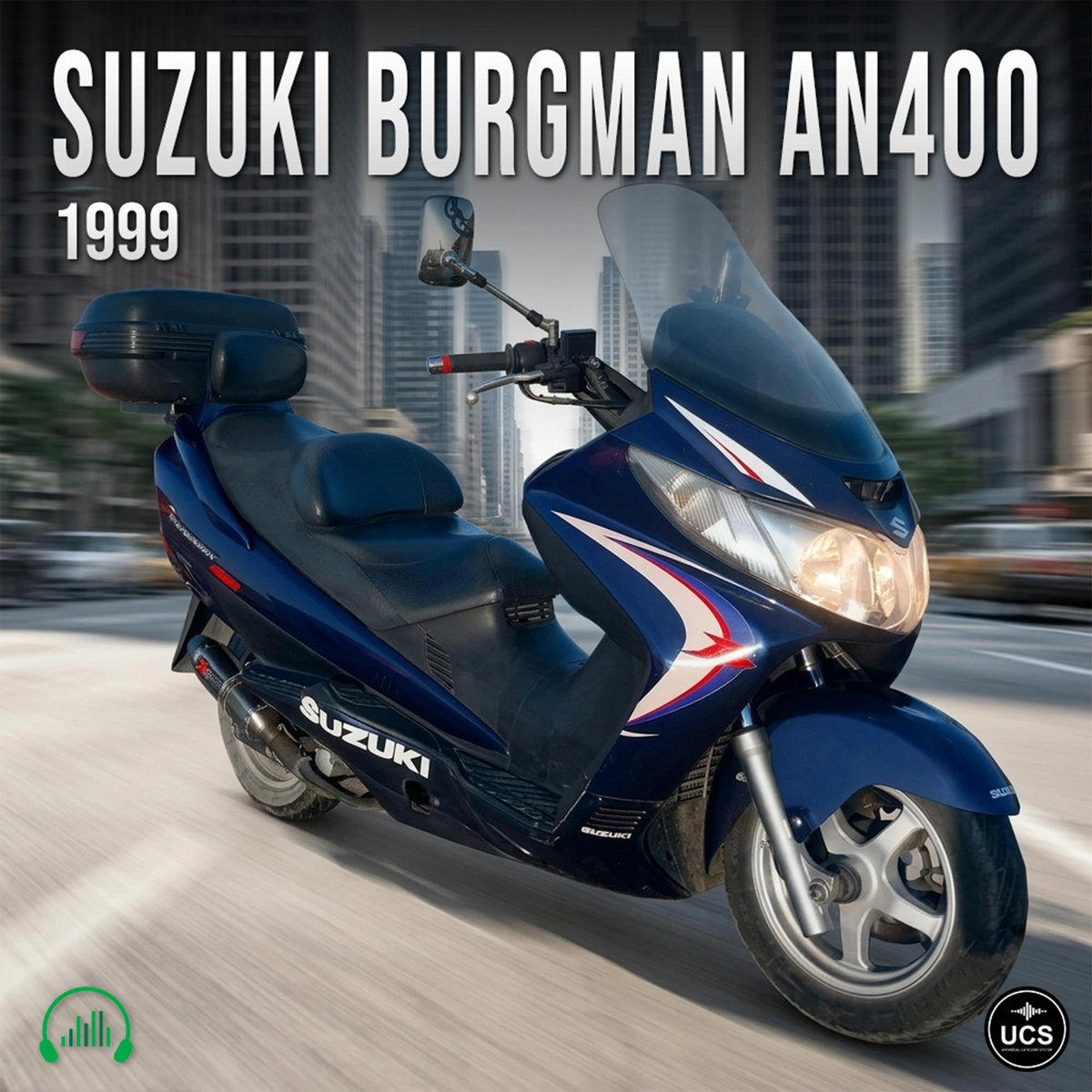 Suzuki Burgman An400 1999 Maxi Touring Scooter Motorcycle