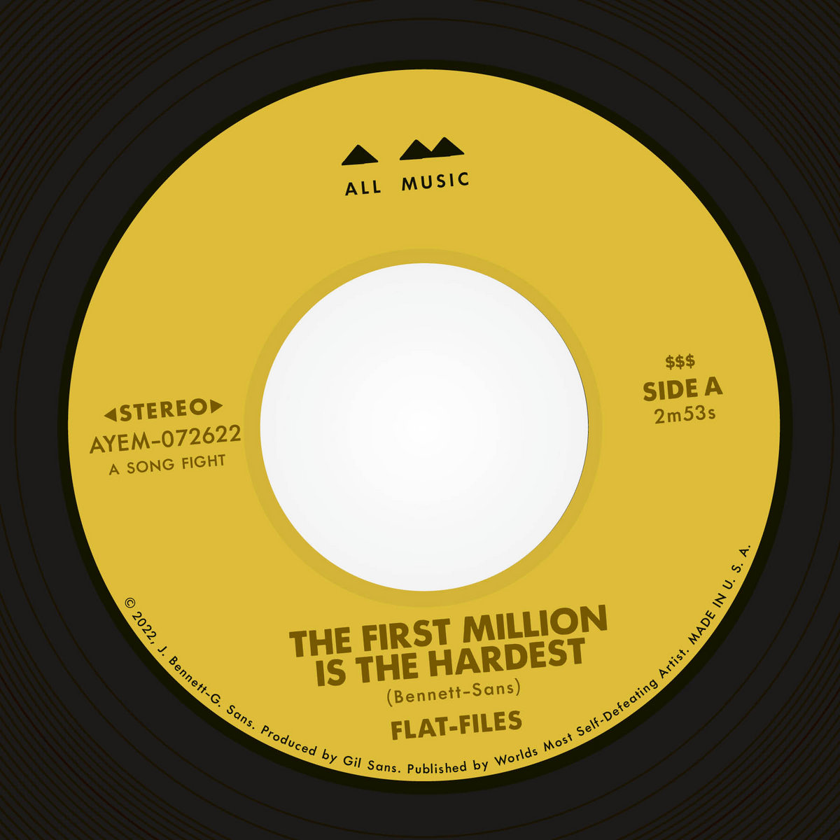The first million is the hardest flatfiles