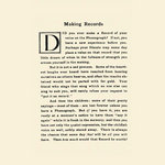 Making Records: Home Recordings c. 1890-1920