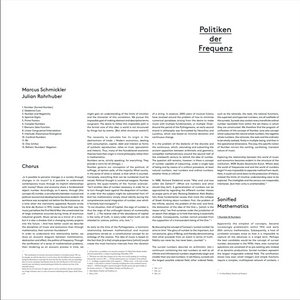 Politiken der FrequenzMarcus Schmickler & Julian Rohrhuber cover