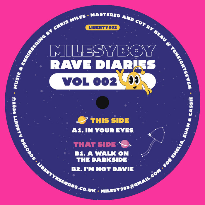 Pochette de Rave Diaries Volume 002 par Milesy Boy