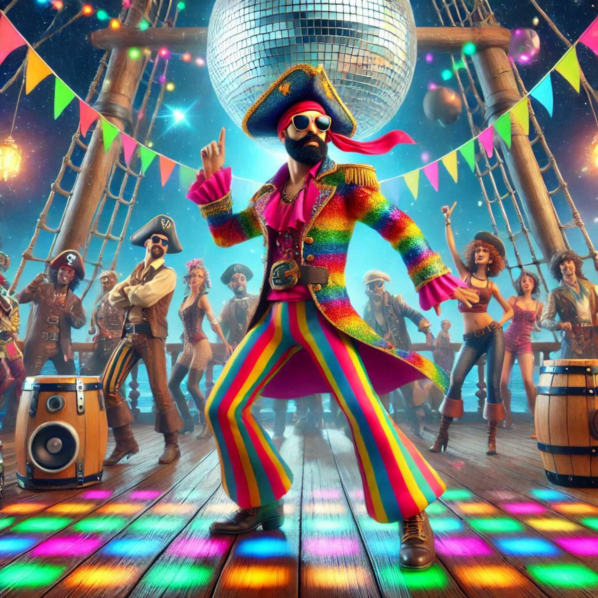 Captain Dancing Captain Dance and his Crew of Love | Broken And In Circulation