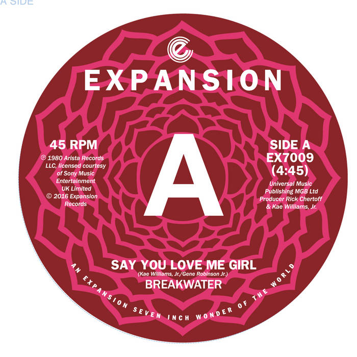 Breakwater / Say You Love Me Girl b/w Time Breakwater / Say You Love Me Girl b/w Time