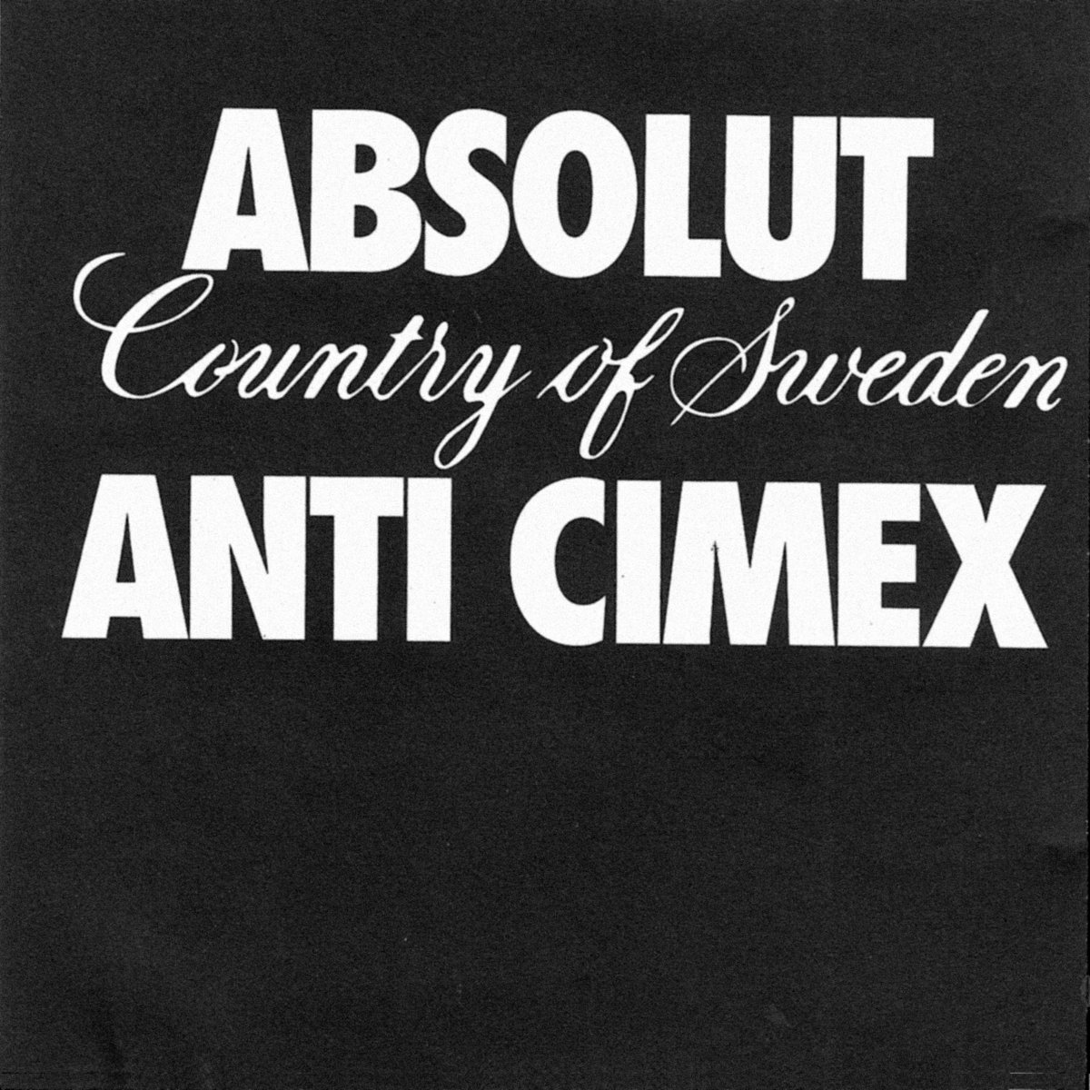 洋楽 ANTI CIMEX Absolute Country Of Sweden LP Anti Cimex - Absolut Country of Sweden LP | Cimex records