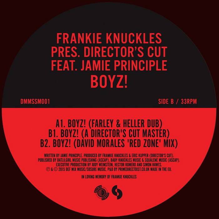 Boyz! | Frankie Knuckles pres. Director
