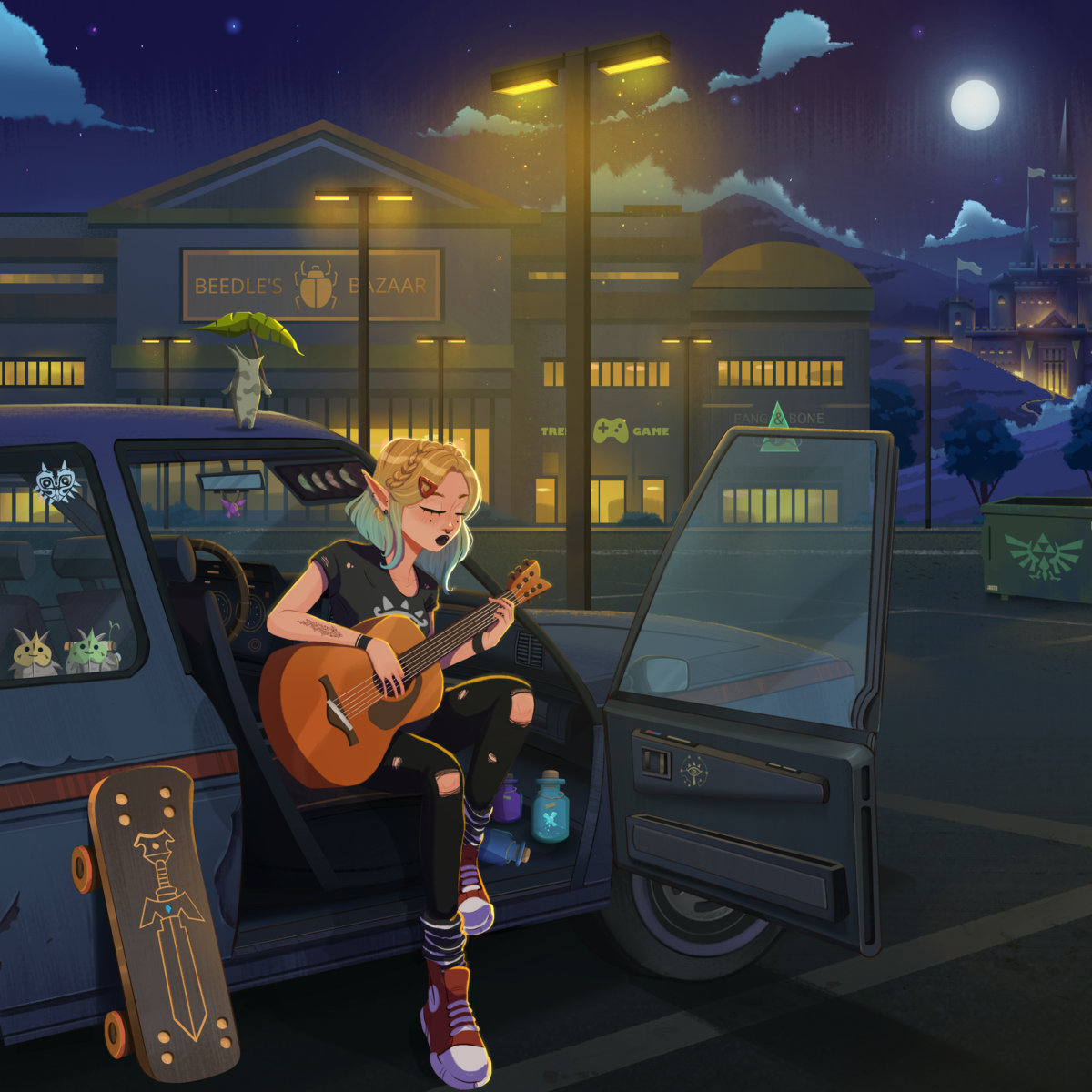 Zelda's Midwest Emo Mixtape | Tune In With Chewie | GameChops