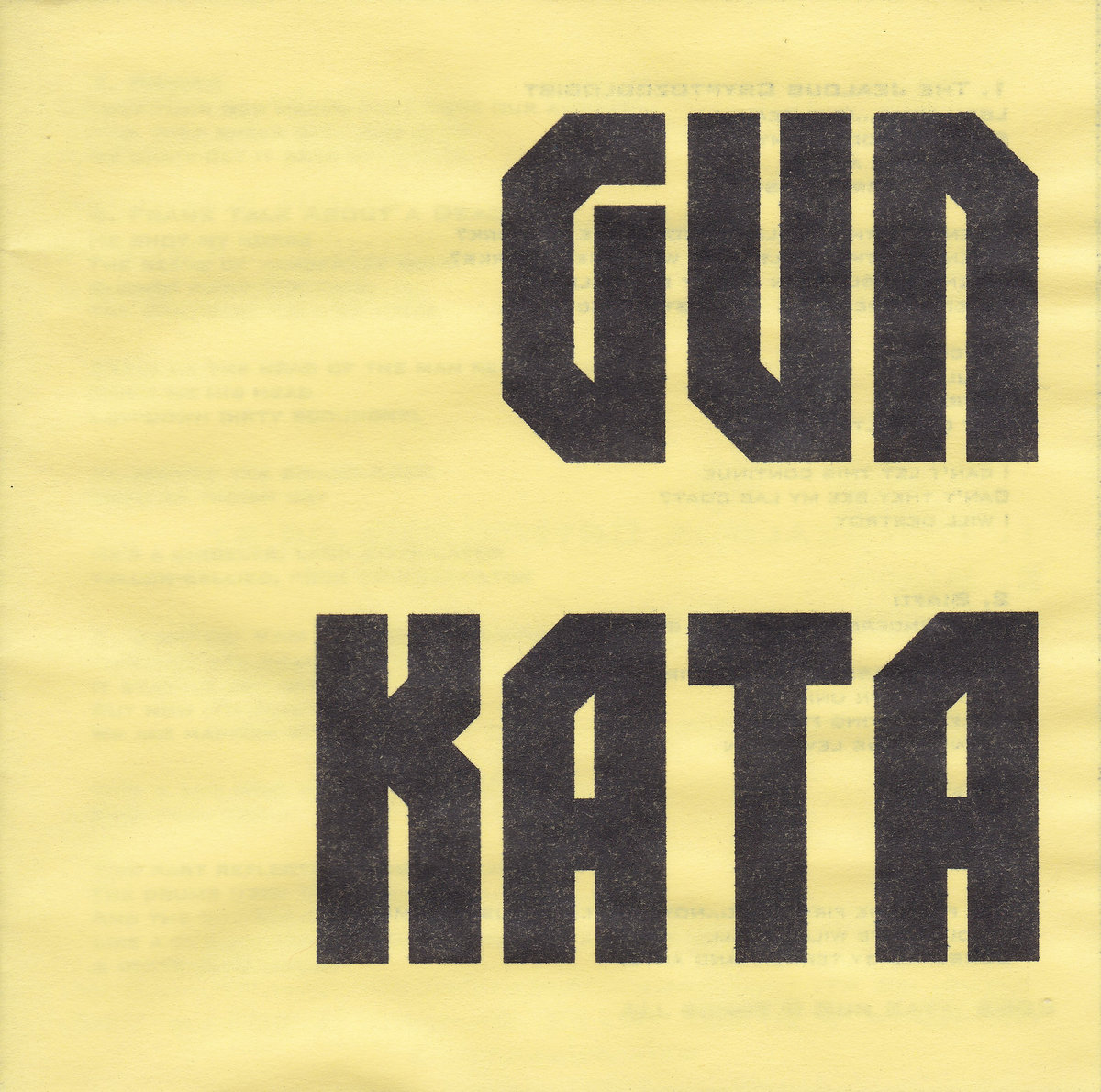 Gun Kata EP (FiveSong Edition) Gun Kata DuPage County Hardcore