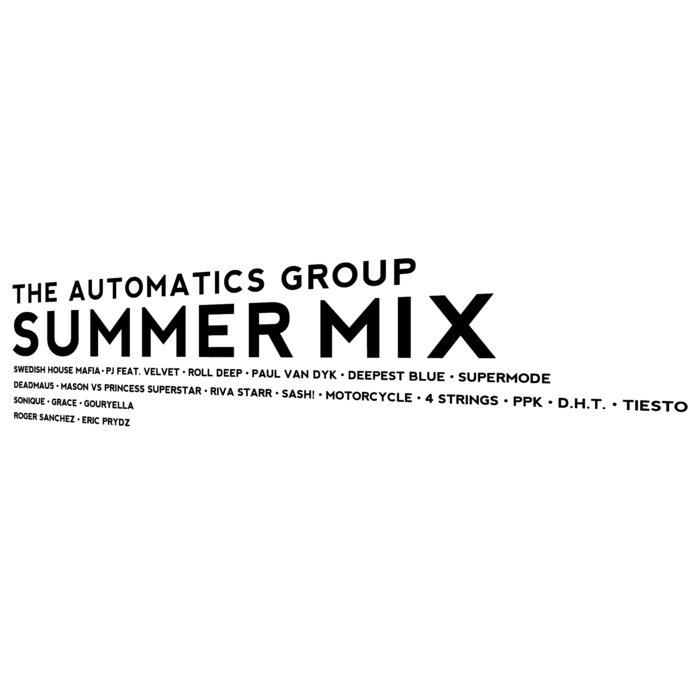 THE AUTOMATICS GROUP 『SUMMER MIX』 2LP Automatics Group - Summer Mix | Theo Burt