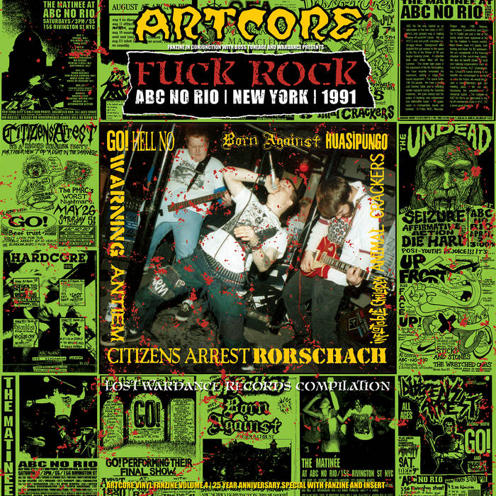 AVF004 - Fuck Rock - ABC No Rio New York 1991 Compilation LP (2010