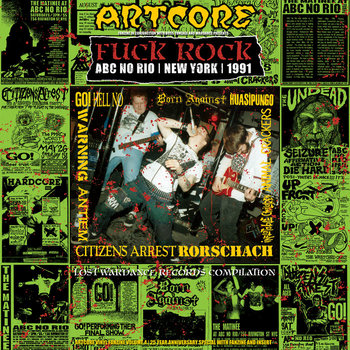 AVF004 - Fuck Rock - ABC No Rio New York 1991 Compilation LP