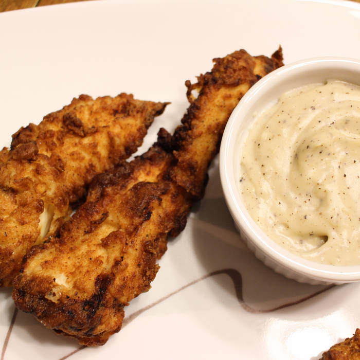 Fried Buttermilk Chicken Strips Recipe Lysabjame arinanevin