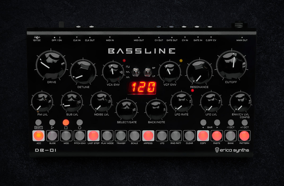 Sample Pack - Erica Synths Bassline db-01 | United Music Demo