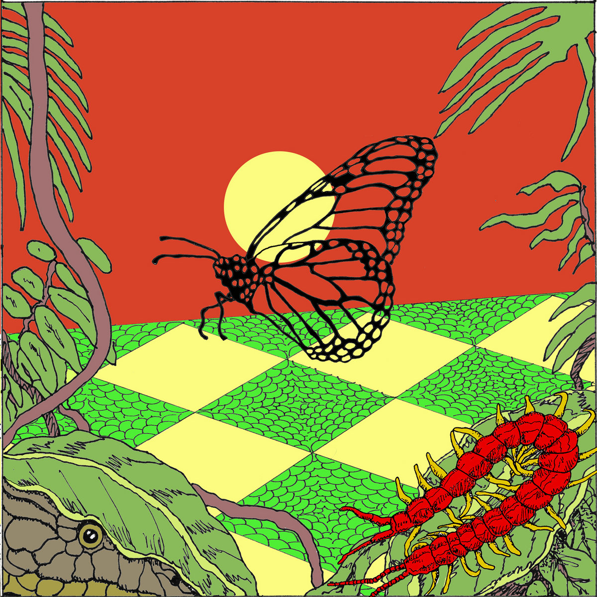 Hot Tropic Reptile tile