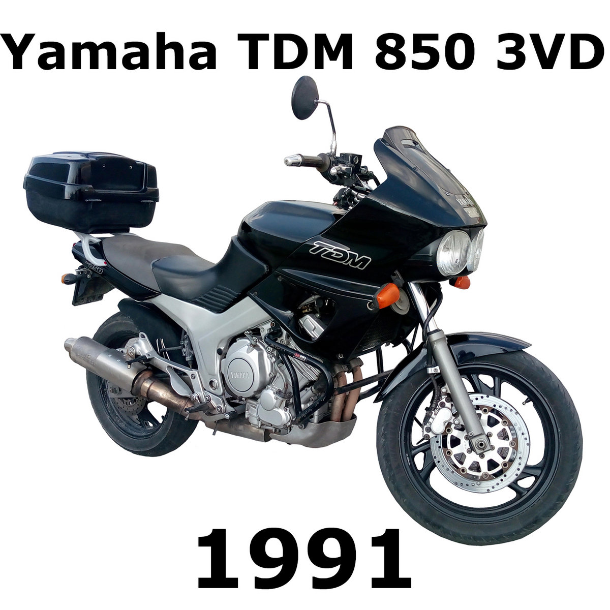Yamaha TDM 850 3VD 1991 sport touring motorcycle Krampfstadt Studio