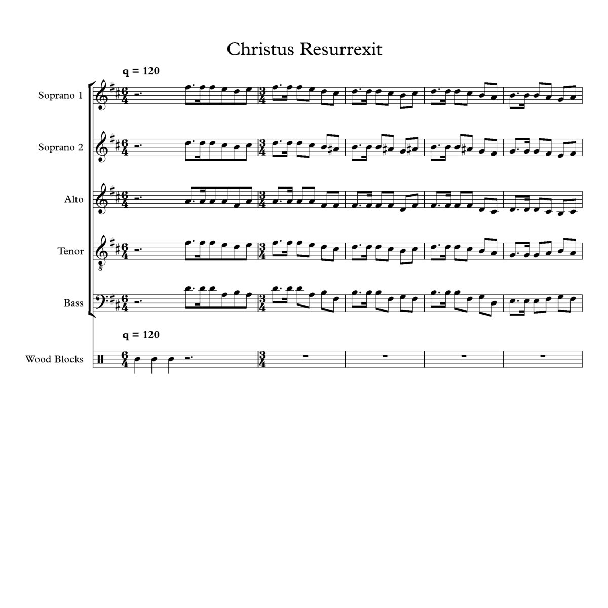 Christus Resurrexit Choral Music Practice Files